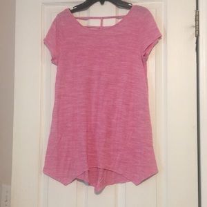 Loose fit pink shirt